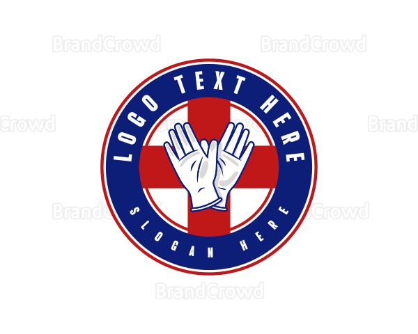 Medical Glove Surgeon Logo