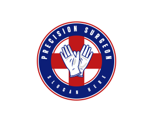 Surgeon - Medical Glove Surgeon logo design