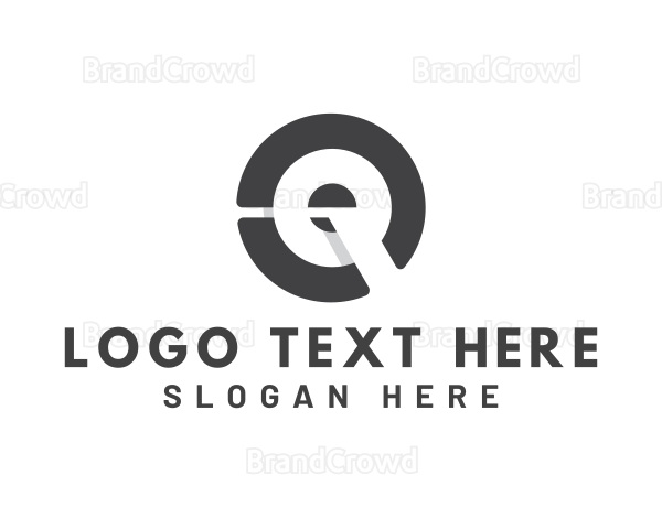 Modern Circle Letter Q Logo
