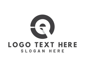 Modern Circle Letter Q Logo