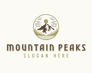 Mountain Peak Trekking  logo design