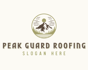 Mountain Peak Trekking  logo design