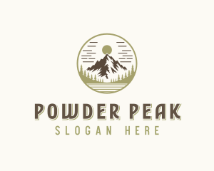 Mountain Peak Trekking  logo design