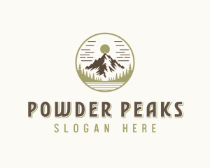 Mountain Peak Trekking  logo design