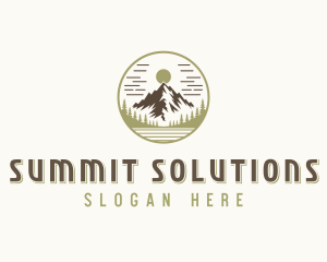 Mountain Peak Trekking  logo design