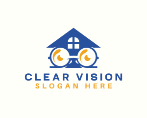Ophthalmology - Smart House Eyeglasses logo design