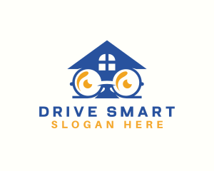 Smart House Eyeglasses logo design