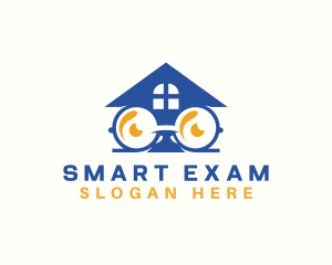 Smart House Eyeglasses logo design