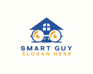 Smart House Eyeglasses logo design