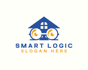 Smart House Eyeglasses logo design