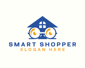 Smart House Eyeglasses logo design