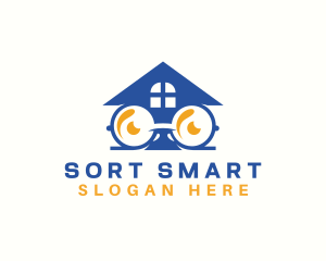 Smart House Eyeglasses logo design