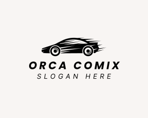 Drag Racing - Fast Car Automotive logo design