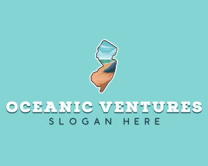 State Beach Travel logo design