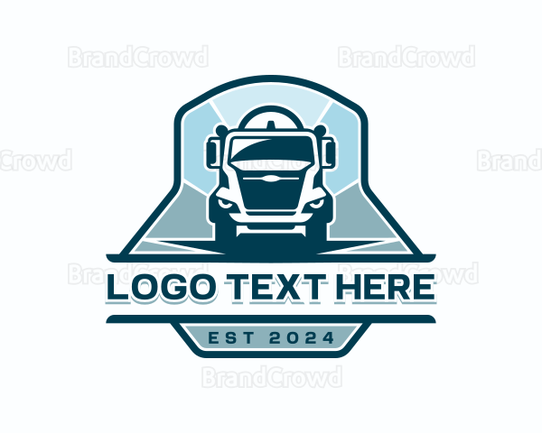 Fuel Truck Vehicle Logo