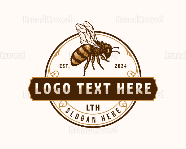 Honey Bee Apiculture Logo