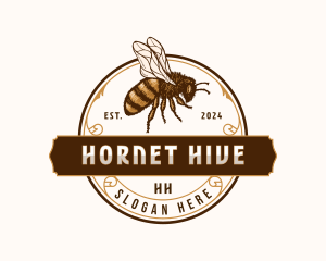 Honey Bee Apiculture logo design