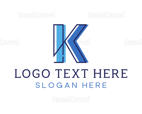 Modern Creative Letter K Logo