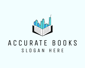 Stocks Market Book  logo design