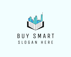 Stocks Market Book  logo design