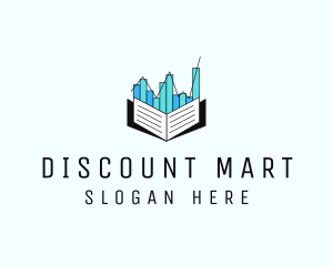 Sale - Stocks Market Book logo design