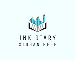 Diary - Stocks Market Book logo design