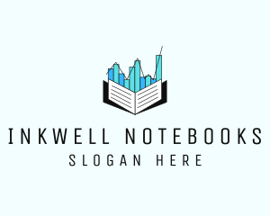 Notebook - Stocks Market Book logo design