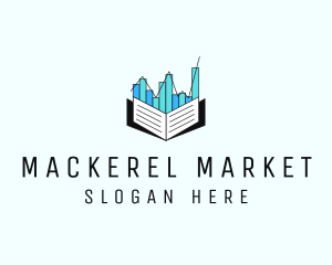 Stocks Market Book  logo design