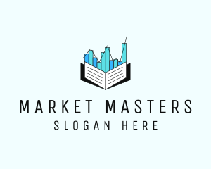 Stocks Market Book  logo design