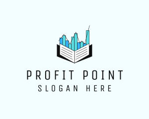 Stocks Market Book  logo design