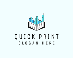 Stocks Market Book  logo design