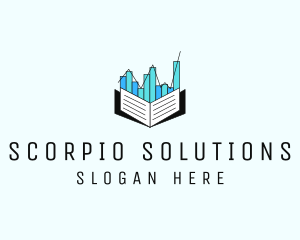 Stocks Market Book  logo design