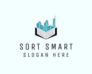 Stocks Market Book  logo design