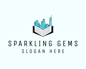 Stocks Market Book  logo design