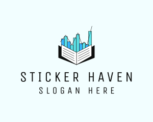 Stocks Market Book  logo design