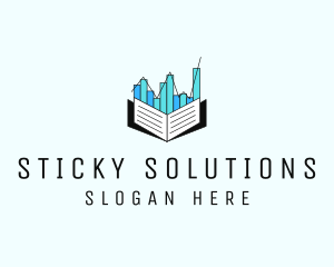 Stocks Market Book  logo design