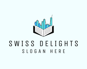 Stocks Market Book  logo design