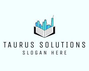 Stocks Market Book  logo design