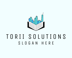 Stocks Market Book  logo design