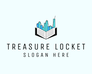 Stocks Market Book  logo design