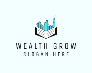 Stocks Market Book  logo design