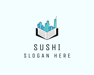 Stocks Market Book  logo design