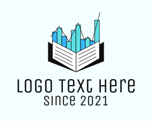 Foreign Exchange - Stocks Market Book logo design