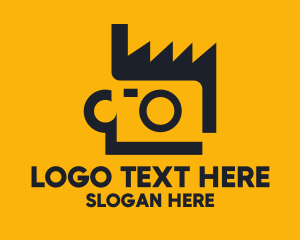 Photograph - Digital Camera Factory logo design