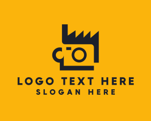 Camera App - Digital Camera Factory logo design