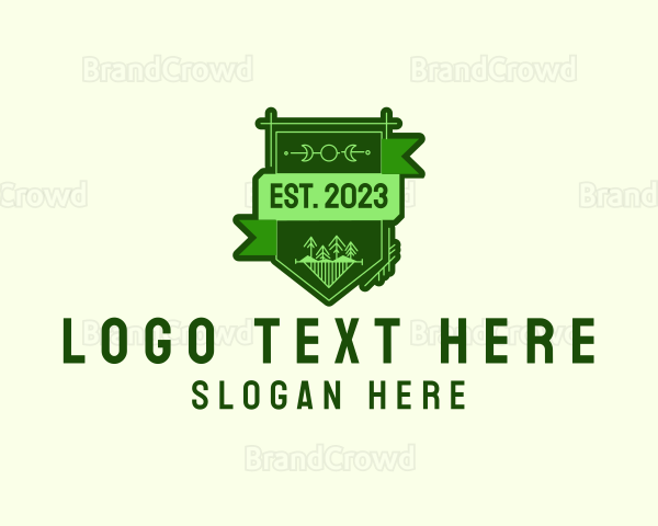 Hipster Outdoor Camping Logo