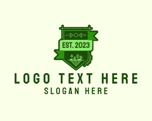 Hipster Outdoor Camping Logo