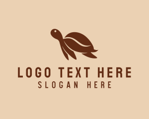 Sea Turtle - Turtle Coffee Cafe logo design