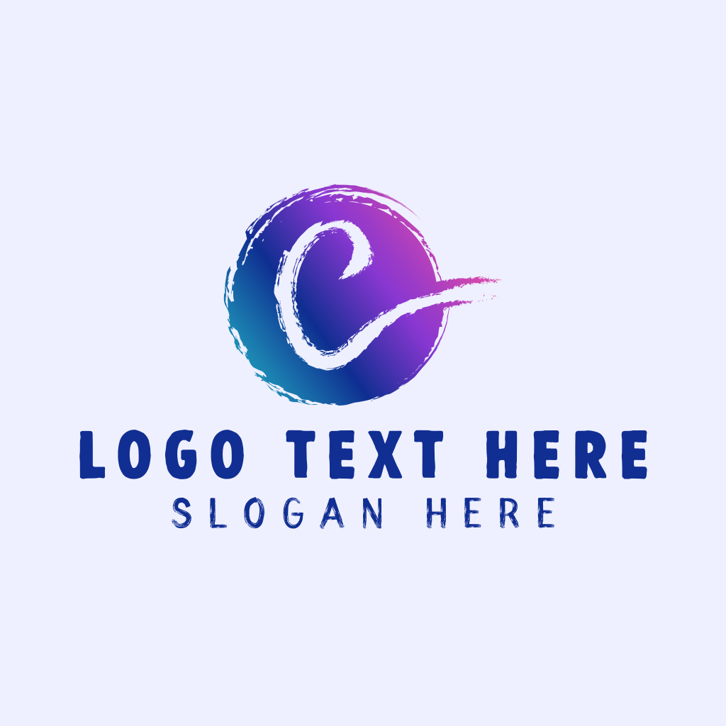 Print Splatter Gradient Logo Brandcrowd Logo Maker