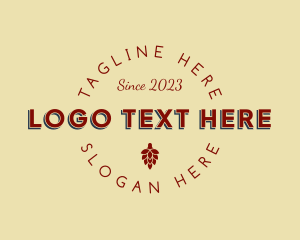 Typography - Draft Beer Brand logo design